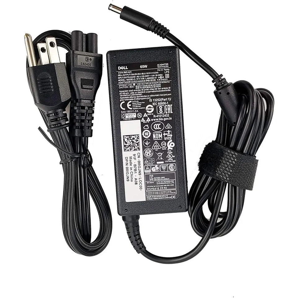 Cargador Dell 19.5V 3.34A 65W (Conector Delgado)