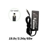 Cargador Dell 19.5V 3.34A 65W (Conector Delgado)